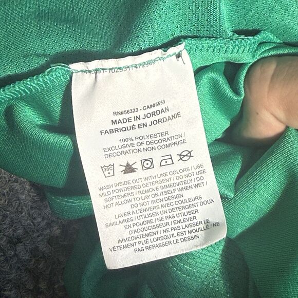 Nike Dri-Fit Miler Running Training Shirt Green Men’s Size Large CU0326-319 - Picture 6 of 6